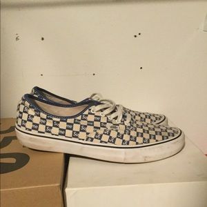 Supreme checkerboard vans
